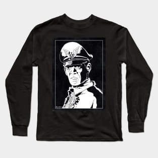 BISON - Street Fighter (Black and White) Long Sleeve T-Shirt